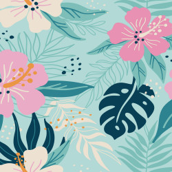 Crédences adhésive tropical PVC 3mm 30x70cm