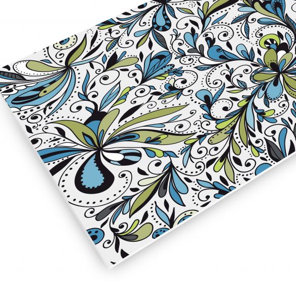 Crédences adhésive deco florale PVC 3mm 30x70cm