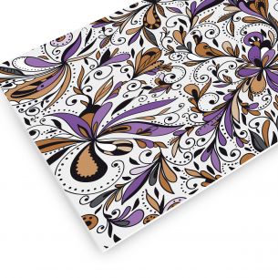 Crédences adhésive deco florale PVC 3mm 30x70cm