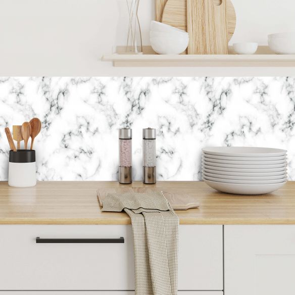 Crédences adhésive effet marbre PVC 3mm 30x70cm