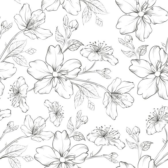 Film adhésif motifs fleurs