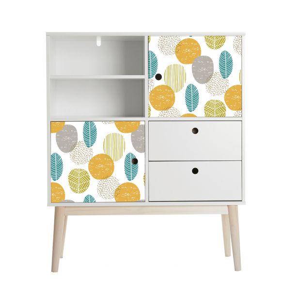 Film adhésif motifs colorés