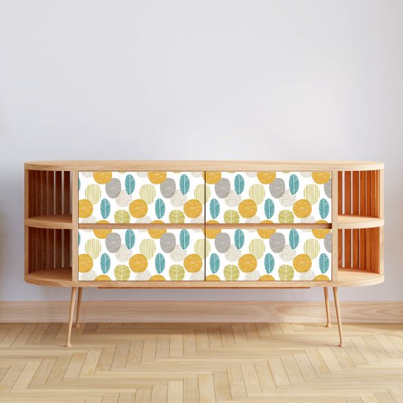 Film adhésif motifs colorés