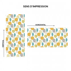 Film adhésif motifs colorés