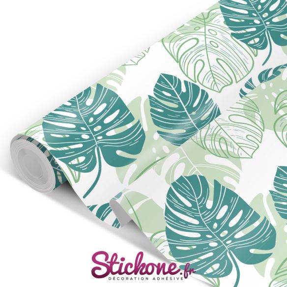 Film adhésif tropical jungle