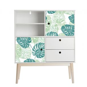 Film adhésif tropical jungle 2