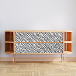 Film adhésif design géométrique gris