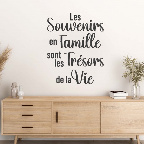 stickers citation famille