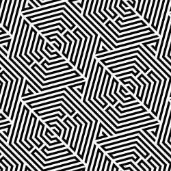 Film adhésif design géométrique noir