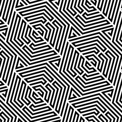 Film adhésif design géométrique noir