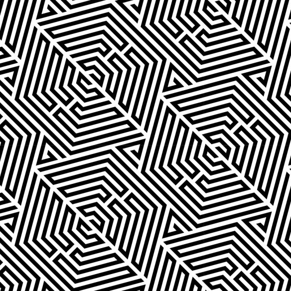 Film adhésif design géométrique noir