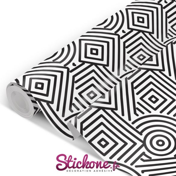 Film adhésif design géométrique