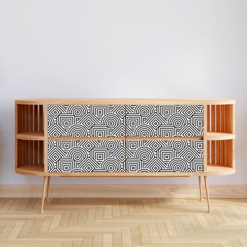 Film adhésif design géométrique