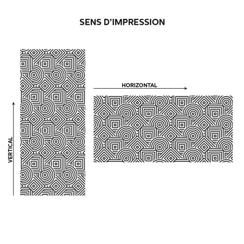 Film adhésif design géométrique