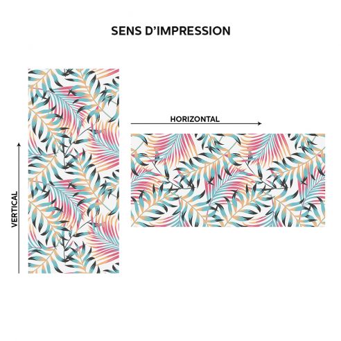 Film adhésif feuillage tropical