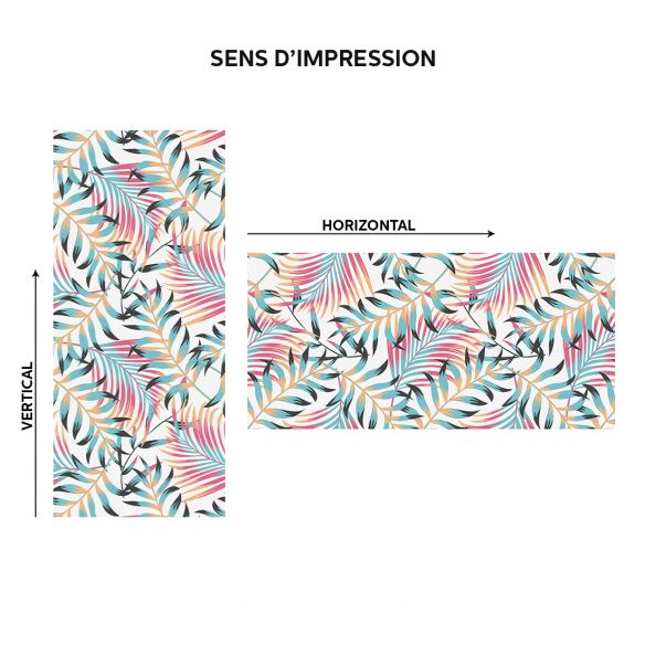 Film adhésif feuillage tropical