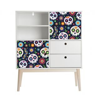 Film adhésif tête de mort 2