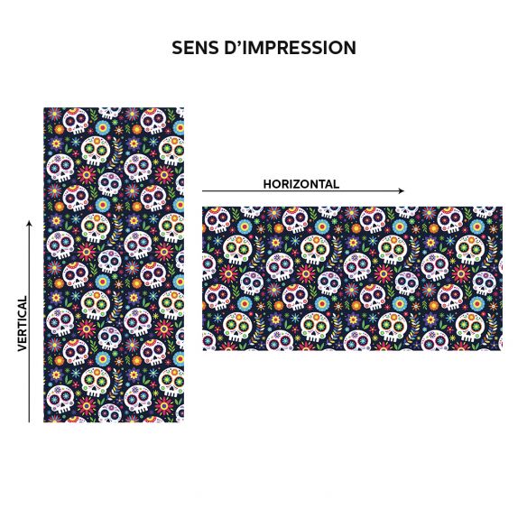 Film adhésif tête de mort