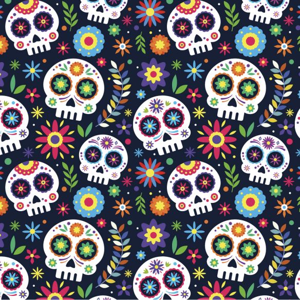 Film adhésif tête de mort