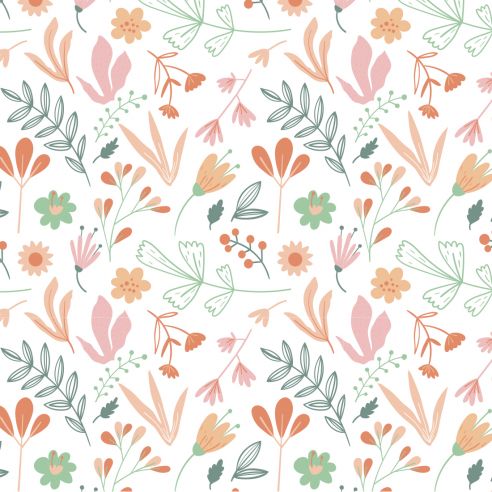 Film adhésif décoration florale