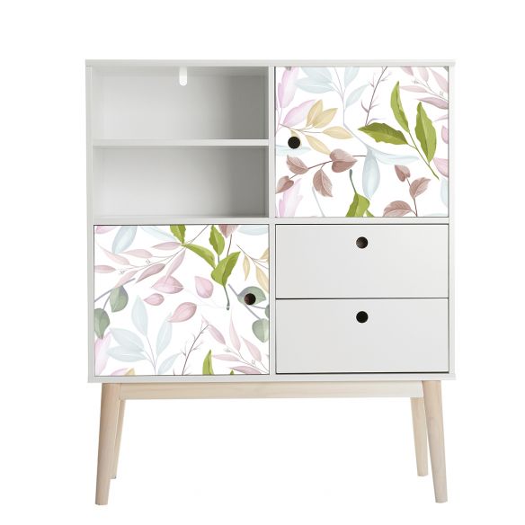 Film adhésif fleurs