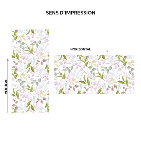 Film adhésif fleurs