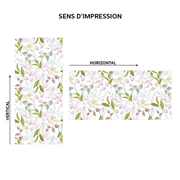 Film adhésif fleurs