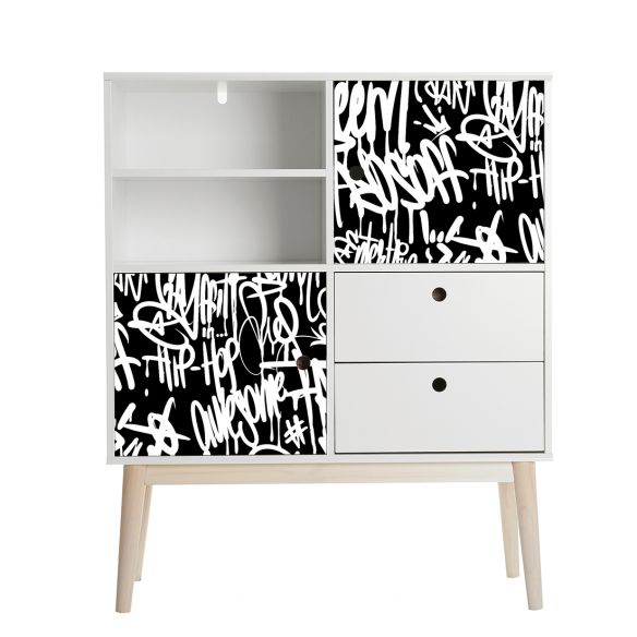 Film adhésif graffiti tag