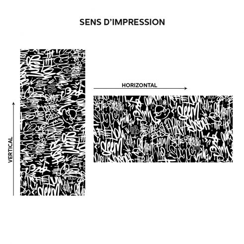 Film adhésif graffiti tag