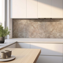 Crédence adhésive effet béton cuivré