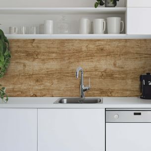 Crédence adhésive imitation bois