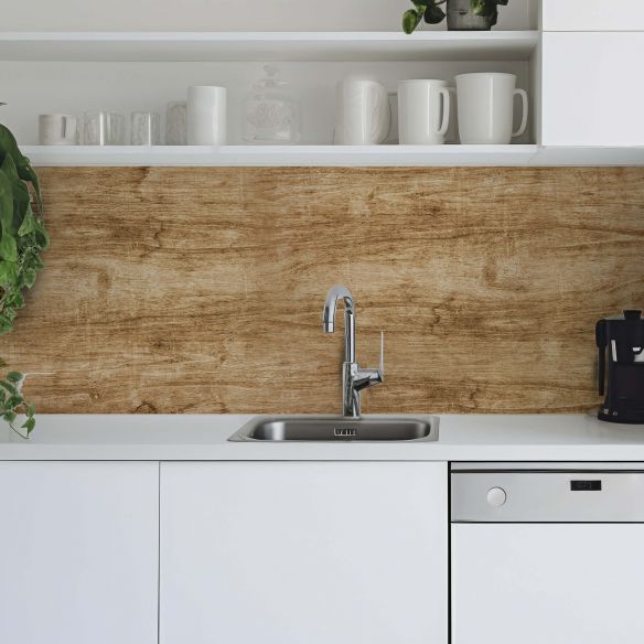 Crédence adhésive imitation bois