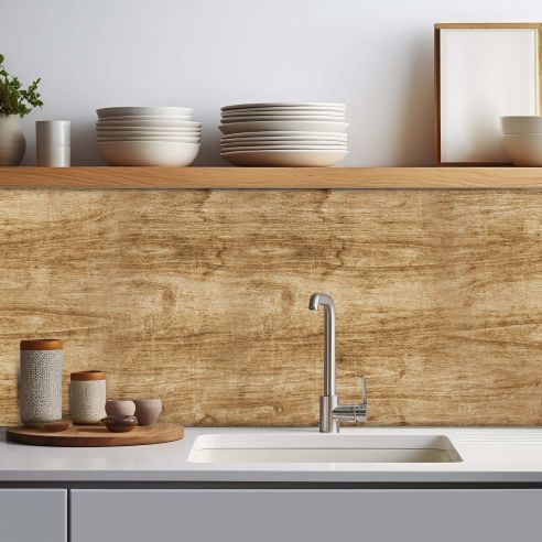 Crédence adhésive imitation bois