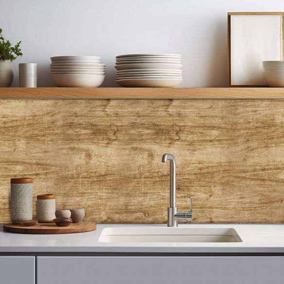 Crédence adhésive imitation bois