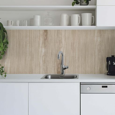 Crédence adhésive imitation bois