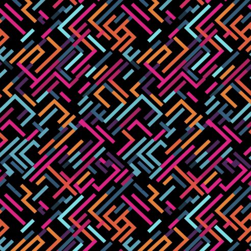 Crédence adhésive design multicolore