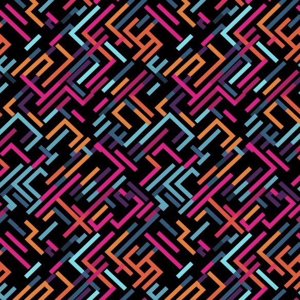 Crédence adhésive design multicolore