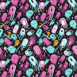 Crédence adhésive déco fun multicolore