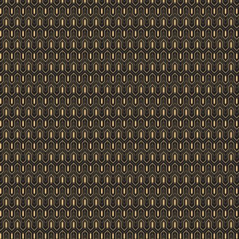 Crédence adhésive art déco noir à motifs