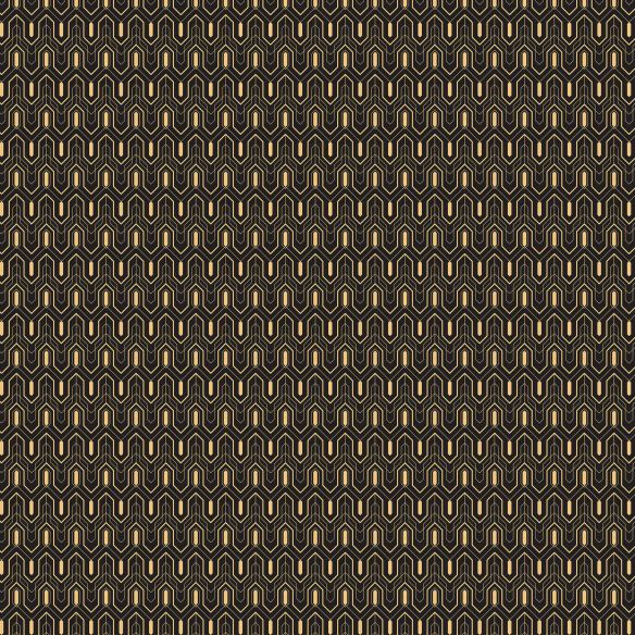 Crédence adhésive art déco noir à motifs