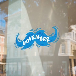 Stickers moustache novembre...
