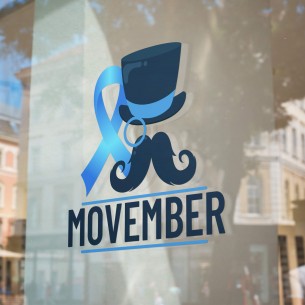 Stickers nœud moustache...