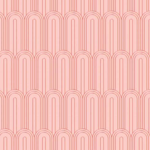 Crédence adhésive art déco saumon