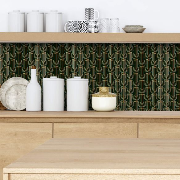 Crédence adhésive art déco design