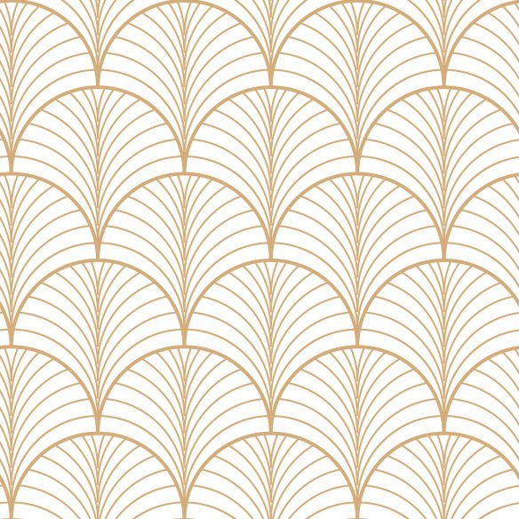 Crédence adhésive art déco design arches