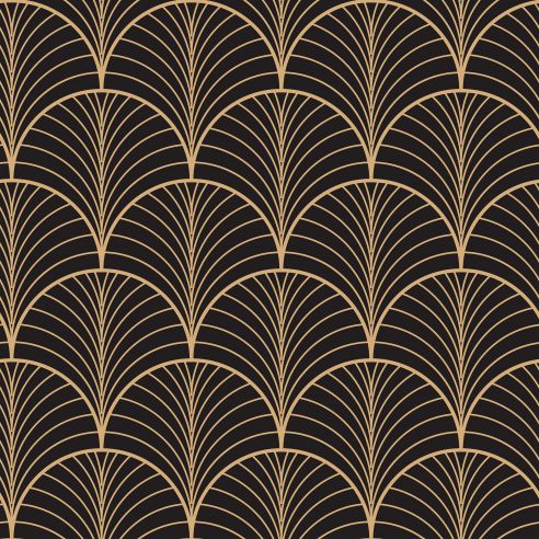 Crédence adhésive art déco design arches