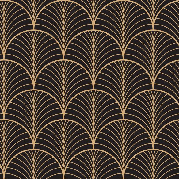 Crédence adhésive art déco design arches