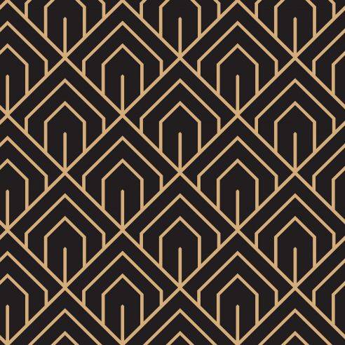 Crédence adhésive art déco motifs géométriques