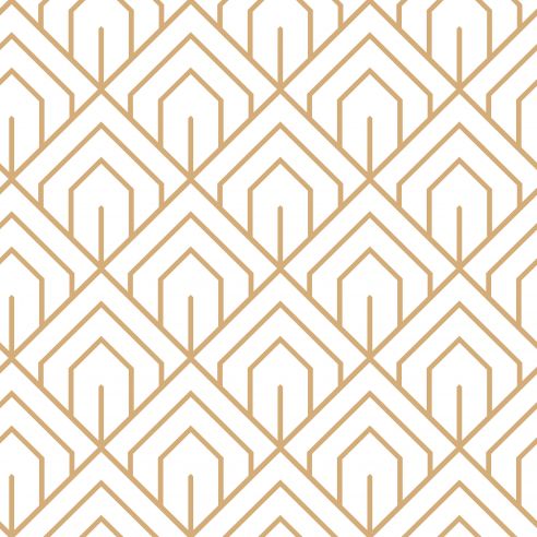 Crédence adhésive art déco motifs géométriques