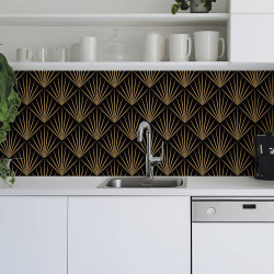 Crédence adhésive art déco design